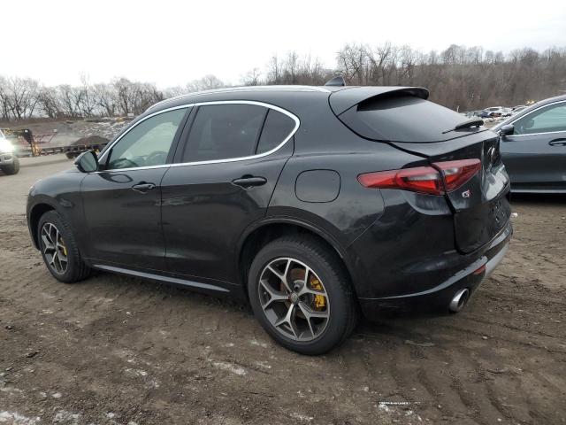 ZASPAKBNXL7C85437 - 2020 ALFA ROMEO STELVIO TI Սև լուսանկար 2