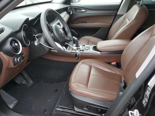 ZASPAKBNXL7C85437 - 2020 ALFA ROMEO STELVIO TI Սև լուսանկար 7