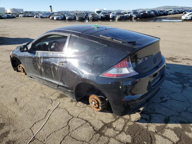 JHMZF1D60BS014464 - 2011 HONDA CR-Z EX BLACK photo 2