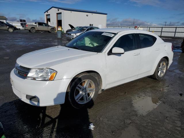 1C3CDZCB1CN192754 - 2012 DODGE AVENGER SXT WHITE photo 1