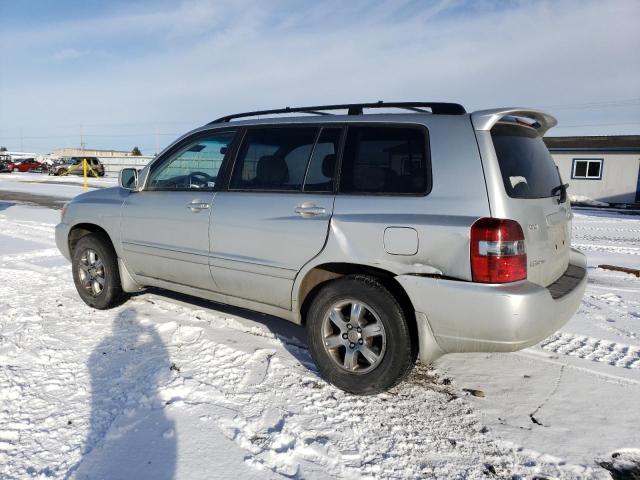 JTEEP21A270193844 - 2007 TOYOTA HIGHLANDER SPORT SILVER photo 2