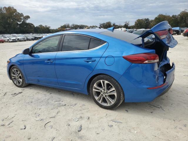 5NPD84LF3JH282494 - 2018 HYUNDAI ELANTRA SEL BLUE photo 2