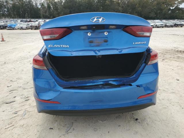 5NPD84LF3JH282494 - 2018 HYUNDAI ELANTRA SEL BLUE photo 6