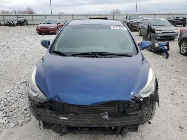 5NPDH4AE1GH655101 - 2016 HYUNDAI ELANTRA SE BLUE photo 5