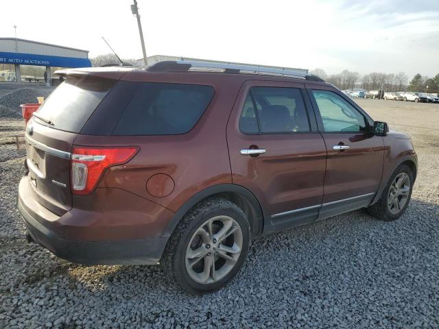 1FM5K7F86FGA56283 - 2015 FORD EXPLORER LIMITED BROWN photo 3