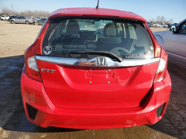 3HGGK5H8XFM742767 - 2015 HONDA FIT EX RED photo 6