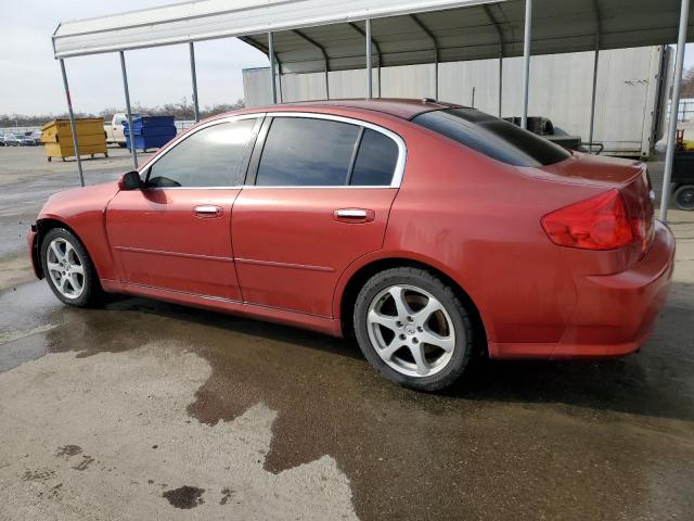 JNKCV51E45M219600 - 2005 INFINITI G35 RED photo 2