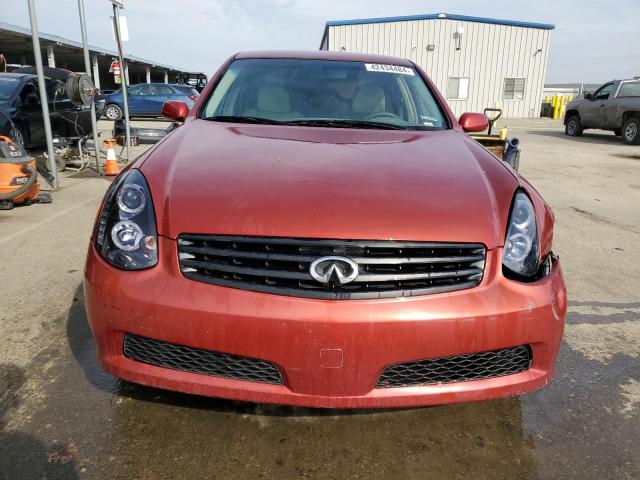 JNKCV51E45M219600 - 2005 INFINITI G35 RED photo 5