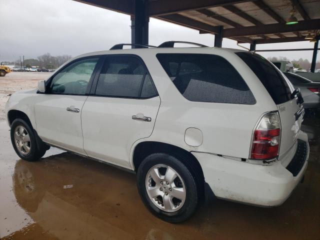 2HNYD18206H550316 - 2006 ACURA MDX WHITE photo 2