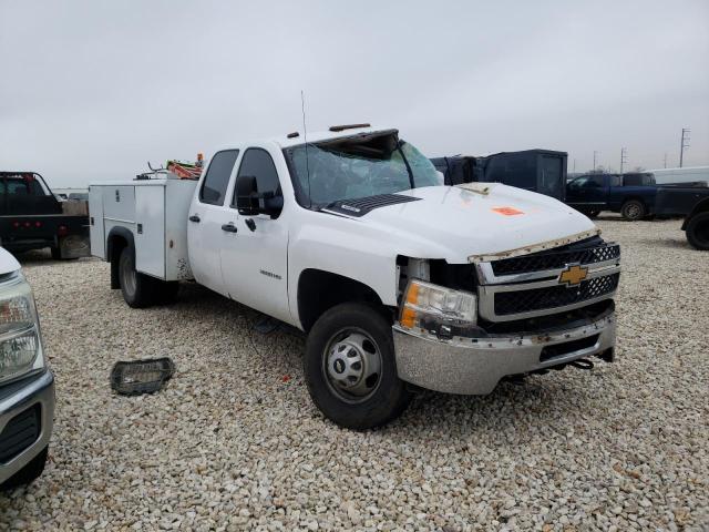 1GB4KZCG0EF142298 - 2014 CHEVROLET C3500 SILV K3500 WHITE photo 4