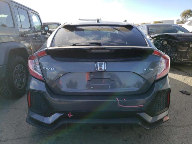 SHHFK7H47KU404033 - 2019 HONDA CIVIC SPORT GRAY photo 6