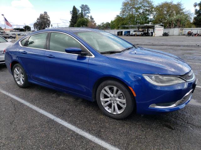 1C3CCCABXFN625088 - 2015 CHRYSLER 200 LIMITED BLUE photo 4