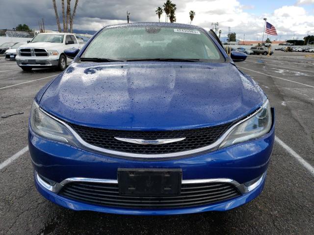 1C3CCCABXFN625088 - 2015 CHRYSLER 200 LIMITED BLUE photo 5