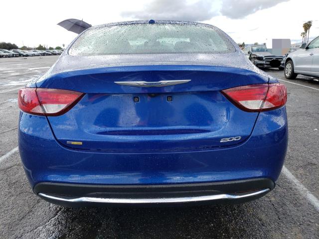 1C3CCCABXFN625088 - 2015 CHRYSLER 200 LIMITED BLUE photo 6