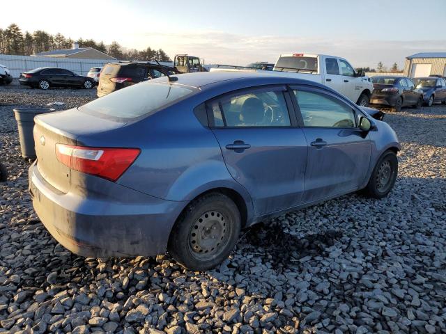 KNADM4A30G6589254 - 2016 KIA RIO LX BLUE photo 3