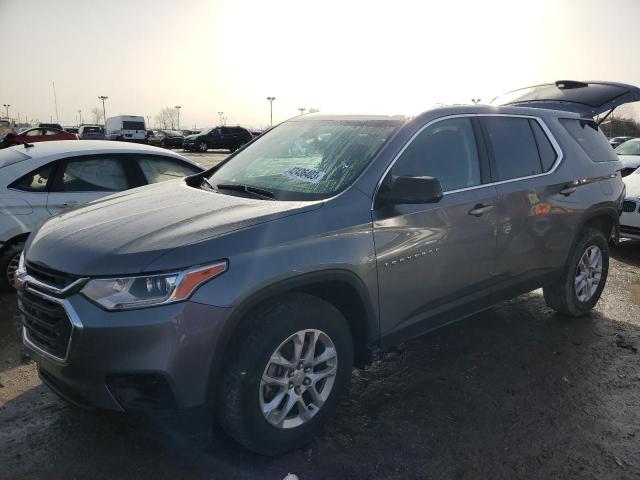 1GNERFKW0LJ101349 - 2020 CHEVROLET TRAVERSE LS GRAY photo 1