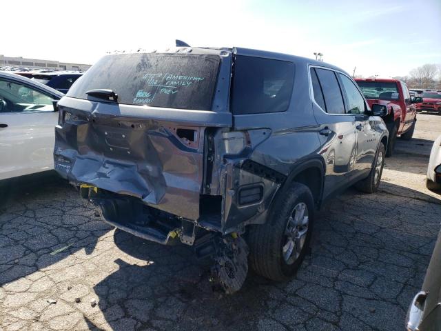 1GNERFKW0LJ101349 - 2020 CHEVROLET TRAVERSE LS GRAY photo 3