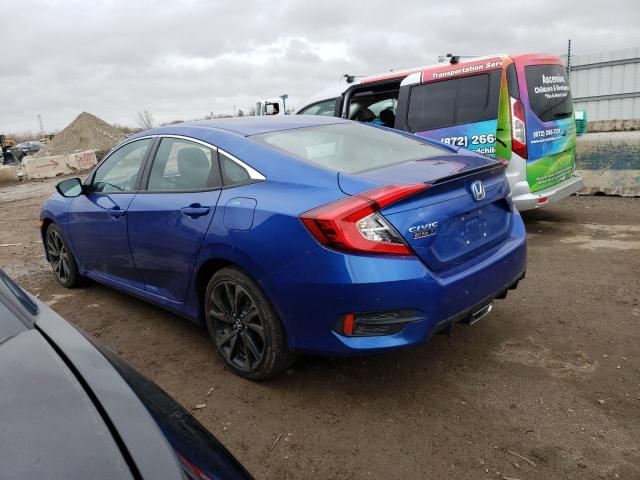 2HGFC2F87MH521326 - 2021 HONDA CIVIC SPORT 蓝色 照片 2