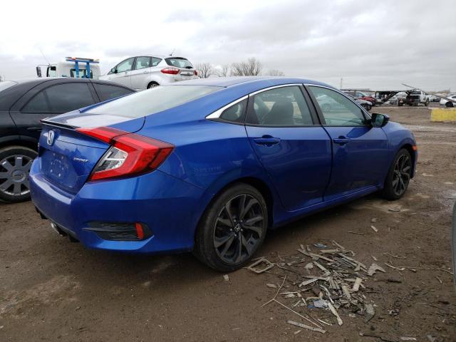 2HGFC2F87MH521326 - 2021 HONDA CIVIC SPORT 蓝色 照片 3