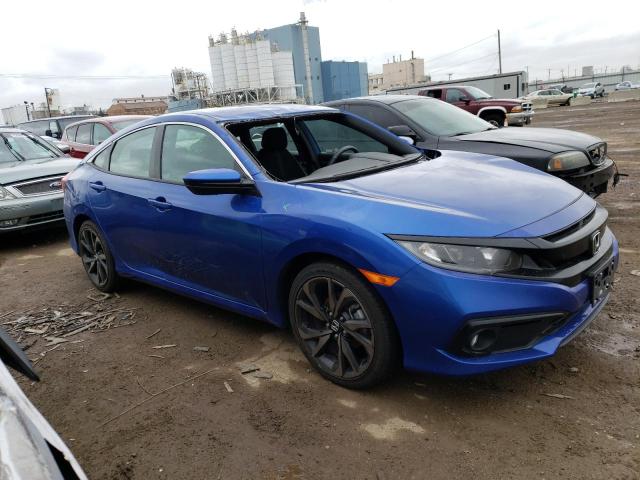 2HGFC2F87MH521326 - 2021 HONDA CIVIC SPORT 蓝色 照片 4