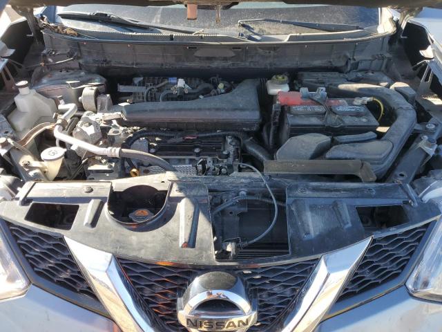 KNMAT2MVXGP614794 - 2016 NISSAN ROGUE S SILVER photo 11