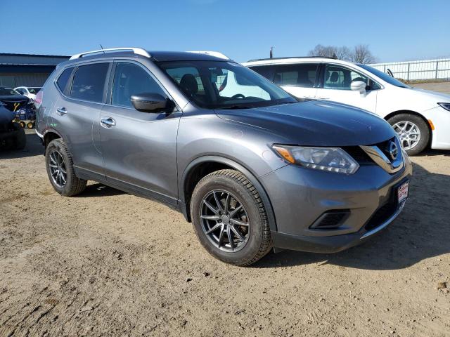 KNMAT2MVXGP614794 - 2016 NISSAN ROGUE S SILVER photo 4