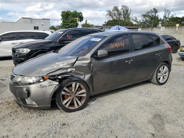 KNAFW5A39C5514092 - 2012 KIA FORTE SX GRAY photo 1