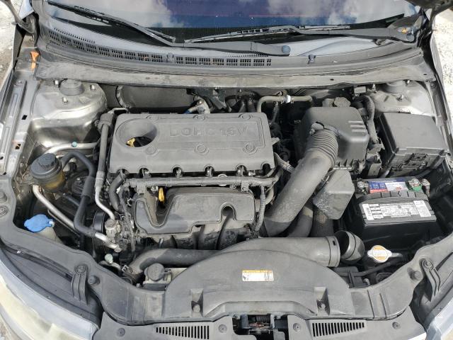 KNAFW5A39C5514092 - 2012 KIA FORTE SX GRAY photo 11