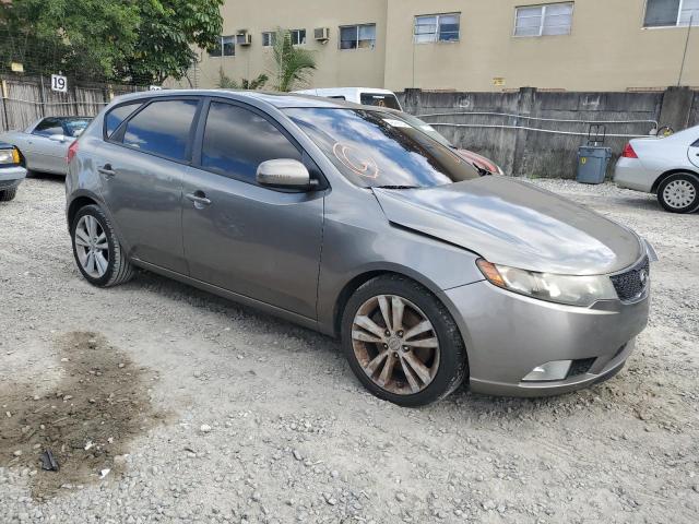 KNAFW5A39C5514092 - 2012 KIA FORTE SX GRAY photo 4