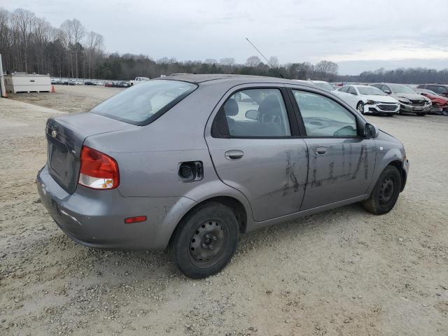 KL1TD566X6B550093 - 2006 CHEVROLET AVEO BASE SILVER photo 3