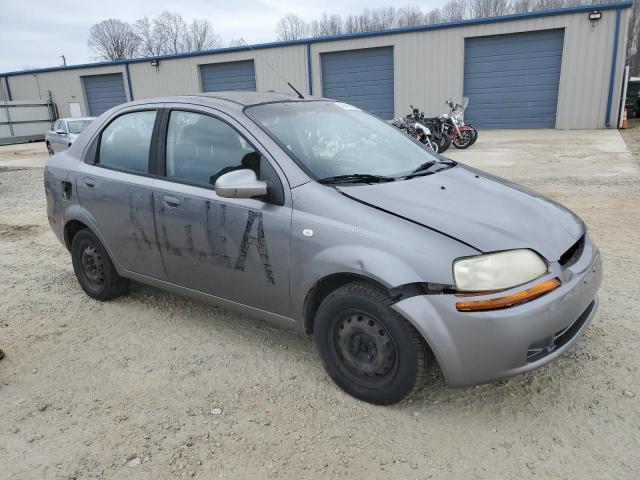 KL1TD566X6B550093 - 2006 CHEVROLET AVEO BASE SILVER photo 4