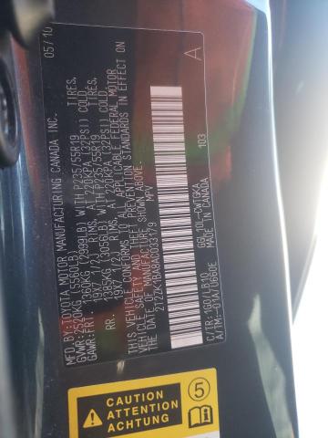 2T2ZK1BA8AC033179 - 2010 LEXUS RX 350 GRAY photo 13