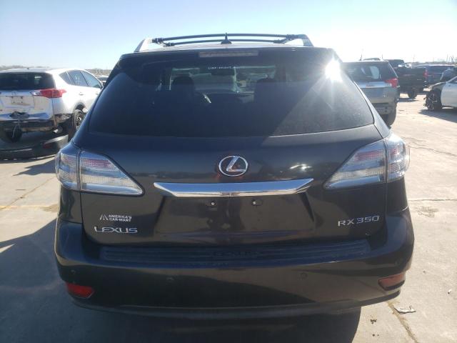 2T2ZK1BA8AC033179 - 2010 LEXUS RX 350 GRAY photo 6