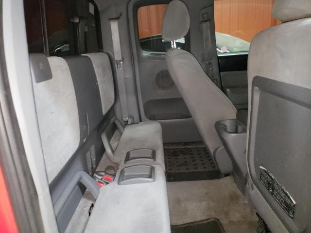 5TEUU42NX6Z265152 - 2006 TOYOTA TACOMA ACCESS CAB წითელი ფოტო 10