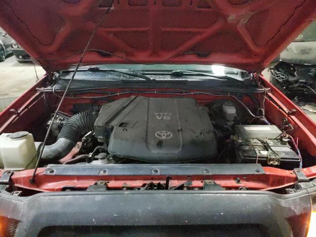 5TEUU42NX6Z265152 - 2006 TOYOTA TACOMA ACCESS CAB წითელი ფოტო 11