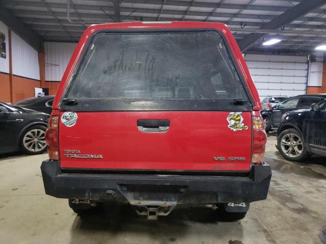 5TEUU42NX6Z265152 - 2006 TOYOTA TACOMA ACCESS CAB RED photo 6