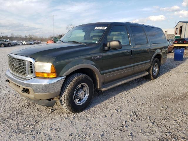 1FMNU42S9YEA74124 - 2000 FORD EXCURSION LIMITED GREEN photo 1