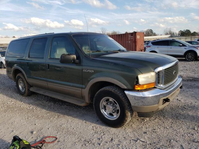 1FMNU42S9YEA74124 - 2000 FORD EXCURSION LIMITED GREEN photo 4