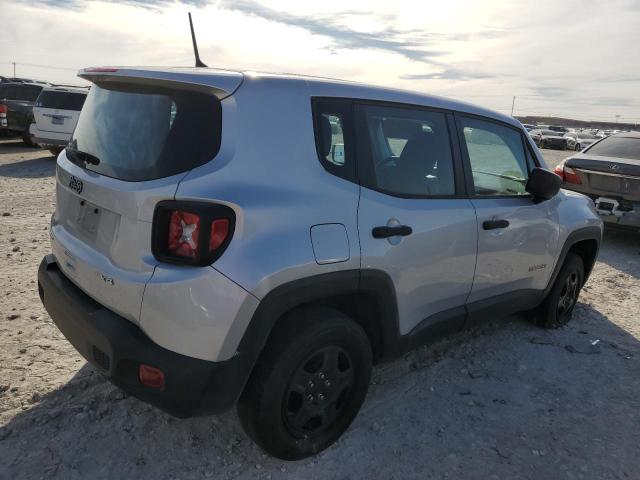 ZACNJBAB0KPJ77043 - 2019 JEEP RENEGADE SPORT Plata foto 3