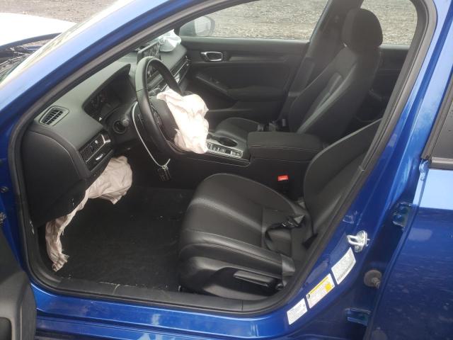 2HGFE2F5XNH503999 - 2022 HONDA CIVIC SPORT 蓝色 照片 7