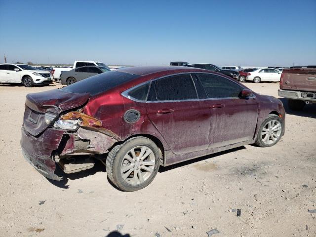 1C3CCCAB0FN605996 - 2015 CHRYSLER 200 LIMITED MAROON photo 3