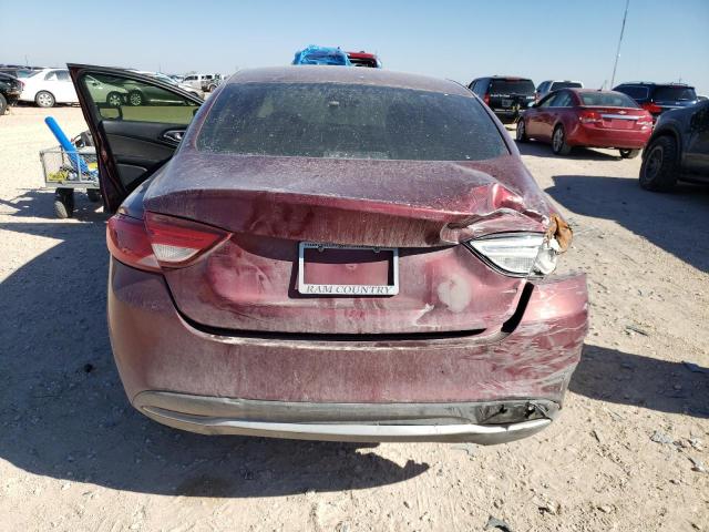 1C3CCCAB0FN605996 - 2015 CHRYSLER 200 LIMITED MAROON photo 6