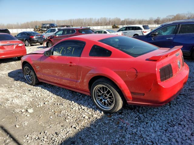 1ZVFT82H275248036 - 2007 FORD MUSTANG GT RED photo 2