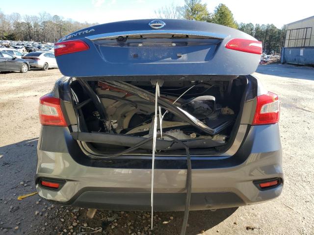 3N1AB7AP9KY306984 - 2019 NISSAN SENTRA S GRAY photo 6