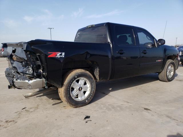 3GCEK13Y47G529822 - 2007 CHEVROLET SILVERADO K1500 CREW CAB BLACK photo 3