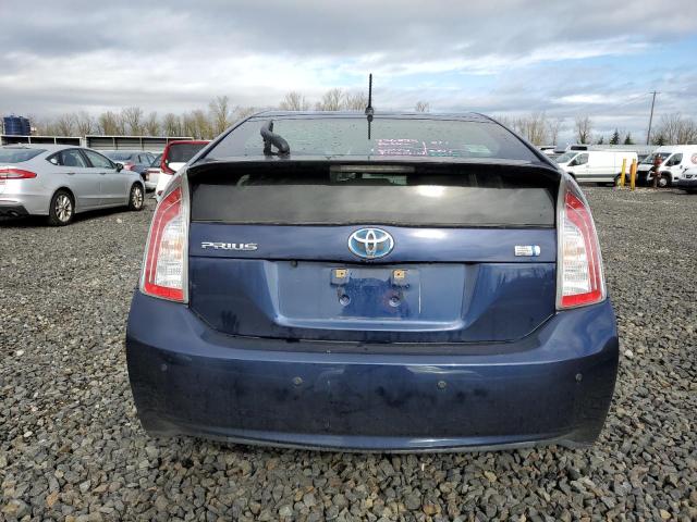 JTDKN3DUXC1557005 - 2012 TOYOTA PRIUS BLUE photo 6