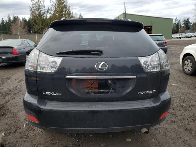 JTJHA31U040035370 - 2004 LEXUS RX 330 BLACK photo 6