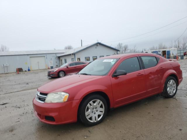 1B3BD4FG5BN540136 - 2011 DODGE AVENGER EXPRESS BURGUNDY photo 1