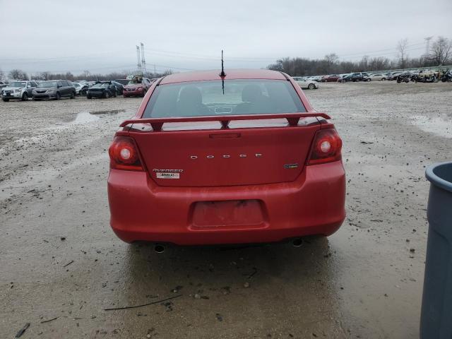 1B3BD4FG5BN540136 - 2011 DODGE AVENGER EXPRESS BURGUNDY photo 6