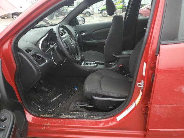 1B3BD4FG5BN540136 - 2011 DODGE AVENGER EXPRESS BURGUNDY photo 7